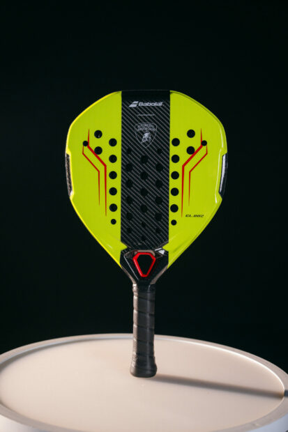 Automobili Lamborghini et Babolat : une nouvelle collection de raquettes de padel disponible en avril